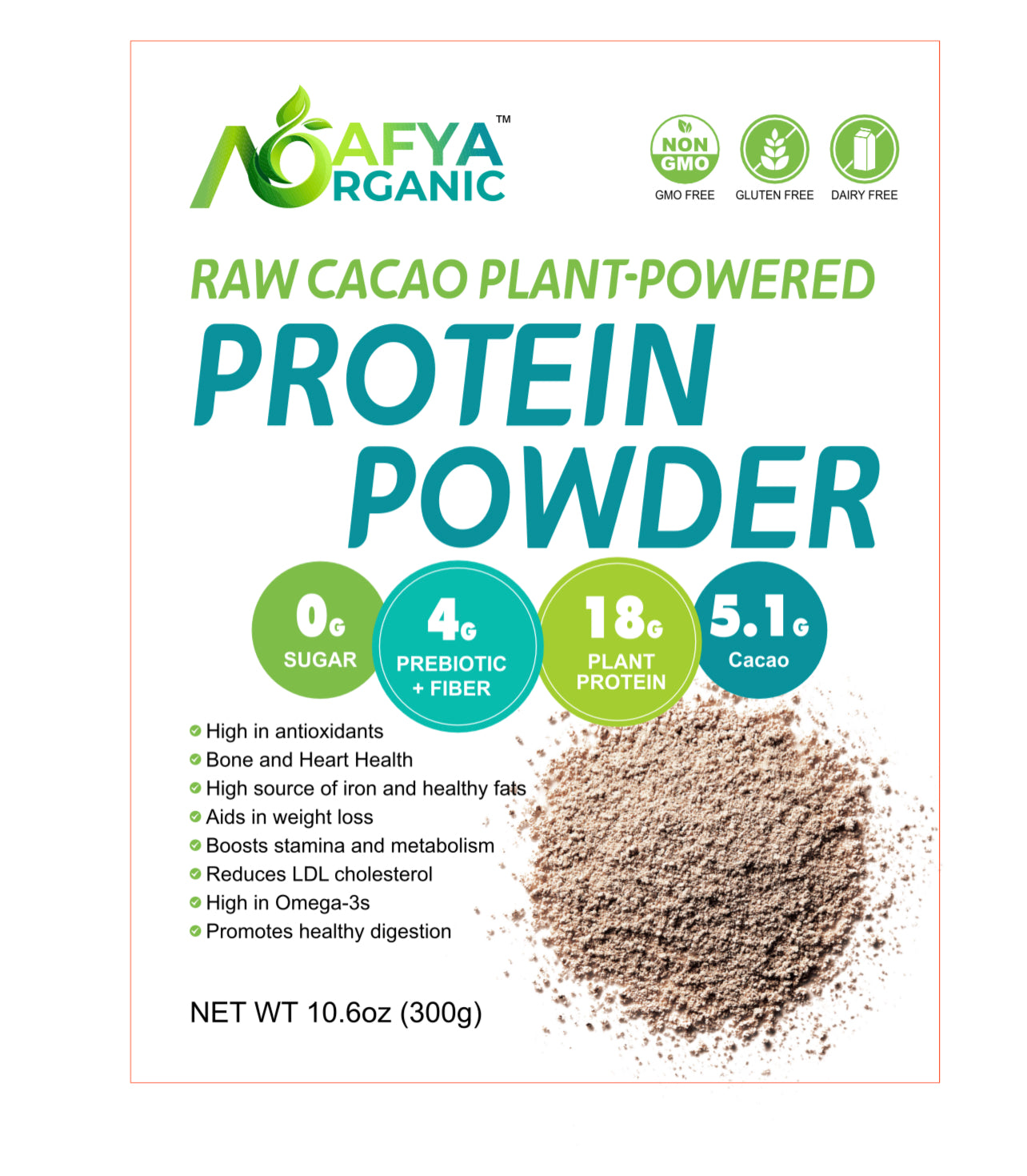 Raw Cacao Plant-Powered Protein Powder